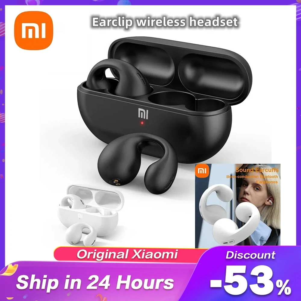 

XIAOMI Bone Conduction TWS Earbuds pk Ambie Sound Earcuffs Ear Earring Wireless Bluetooth Earphones Auriculares Sport Headset