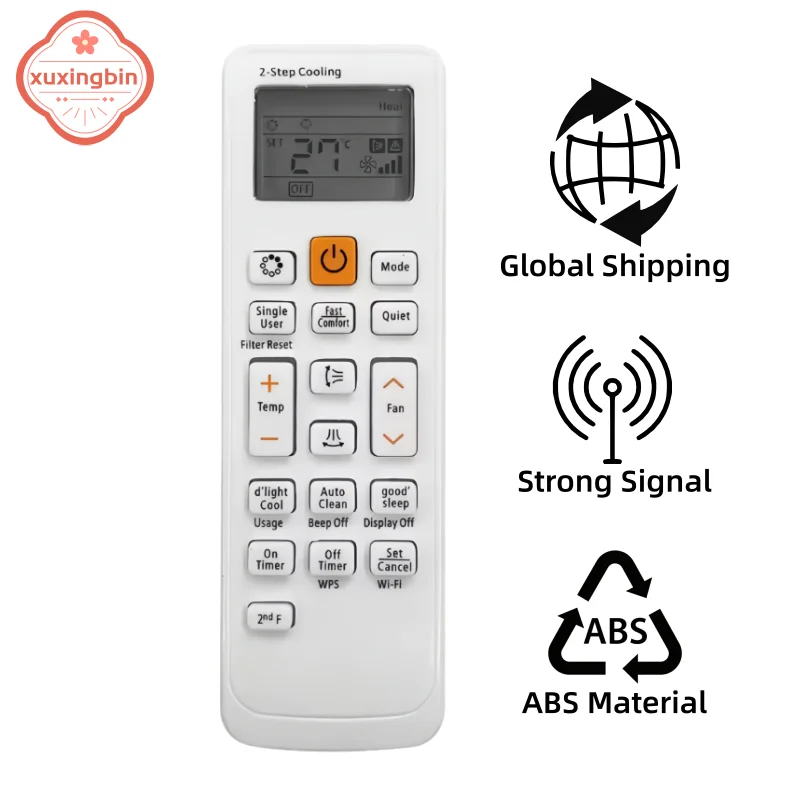 Multi-Functional Air Conditioner Remote, Universal Replacement Compatible with DB93-11115 DB93-11489L DB93-14195G DB93-14195F