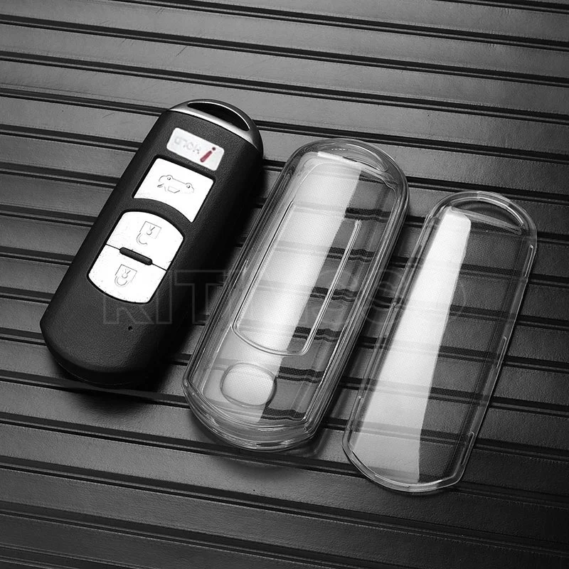 New TPU Car Key Case for Mazda 2 3 6 Atenza Axela Demio CX-5 CX5 CX-3 CX7 CX-9 CX30 2016 2017 2018 2019 2 3 4 Buttons Key Cover
