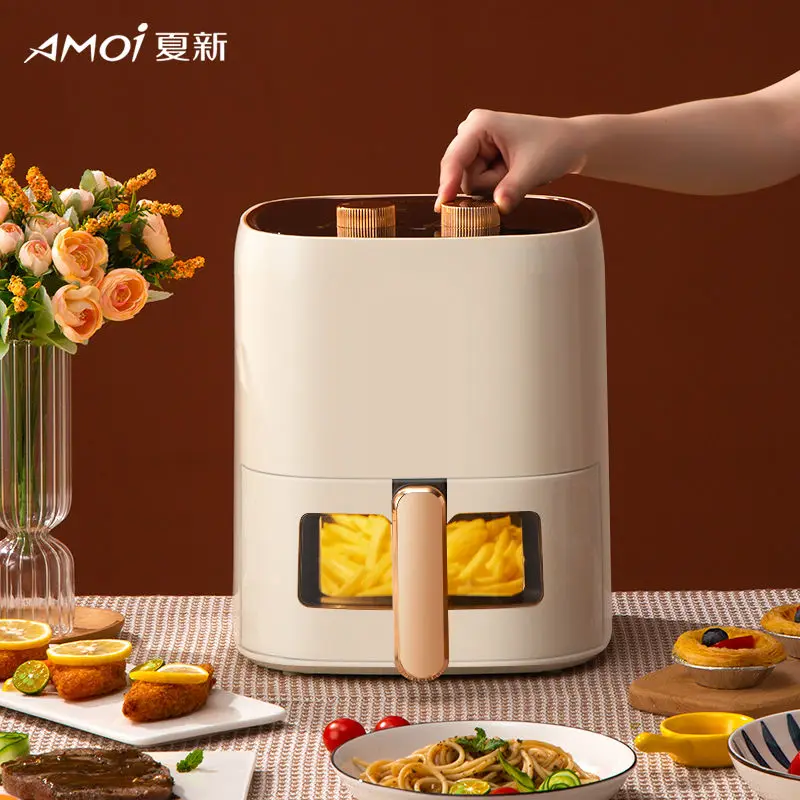 Air fryer new visual household intelligent multifunctional large capacity fully automatic electric oven integrated air fryer