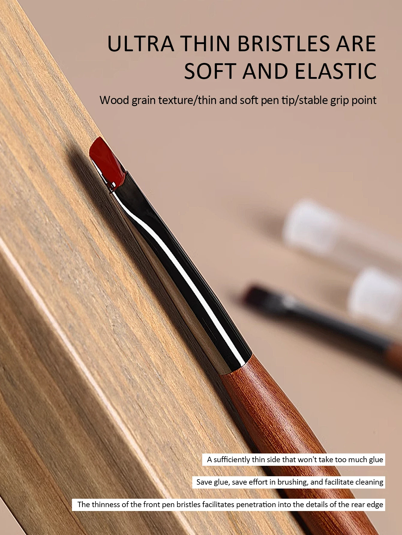 1Pc Phototherapy 2-in-1 Nail Therapy Brush With Magnet, Capable Of Absorbing Various Cat Eye Effects And Nail Designs