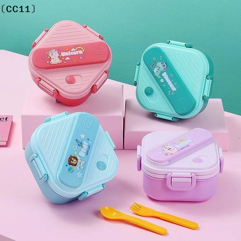 カートゥーンキッズ弁当箱 3コンパートメント 漏れ防止蓋 カ - Kids.Outdoor Utensils のレビューと価格