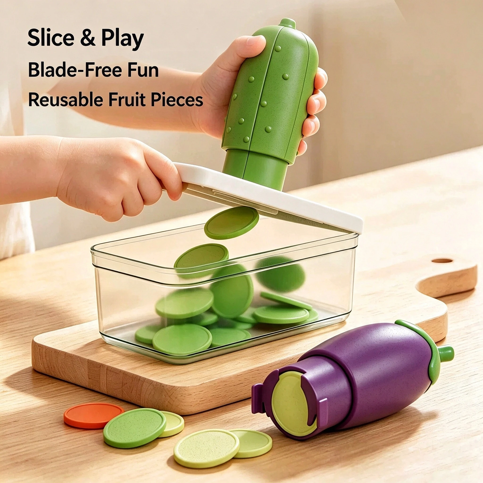 Children's Fruit Cutting Toy Simulation Vegetable Cutting Toy – Role-Playing Educational Early Childhood Learning Gift For Girls