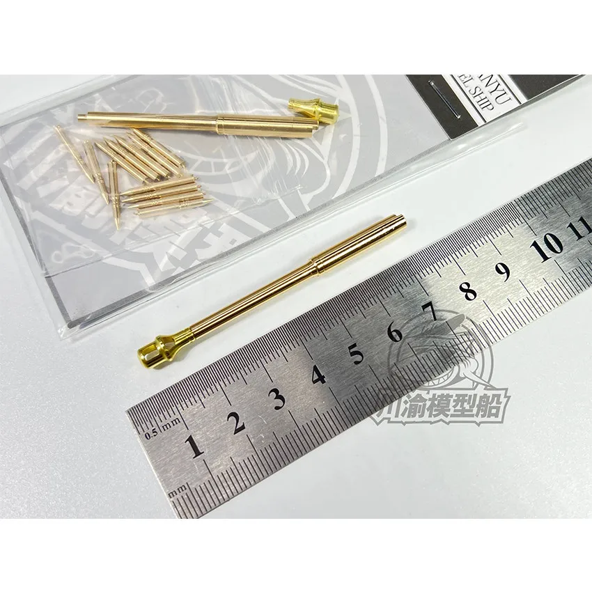1/48 Scale Metal Barrel Muzzle Brake Shell Kit for Tamiya Tiger Tank Model #CYT109