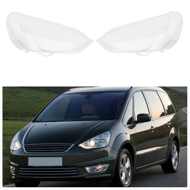 For Ford S-MAX 2007-2008 Right Side Car Headlight Cover Lamp Shell Mask Lampshade Lens Glass head light lamp Cover