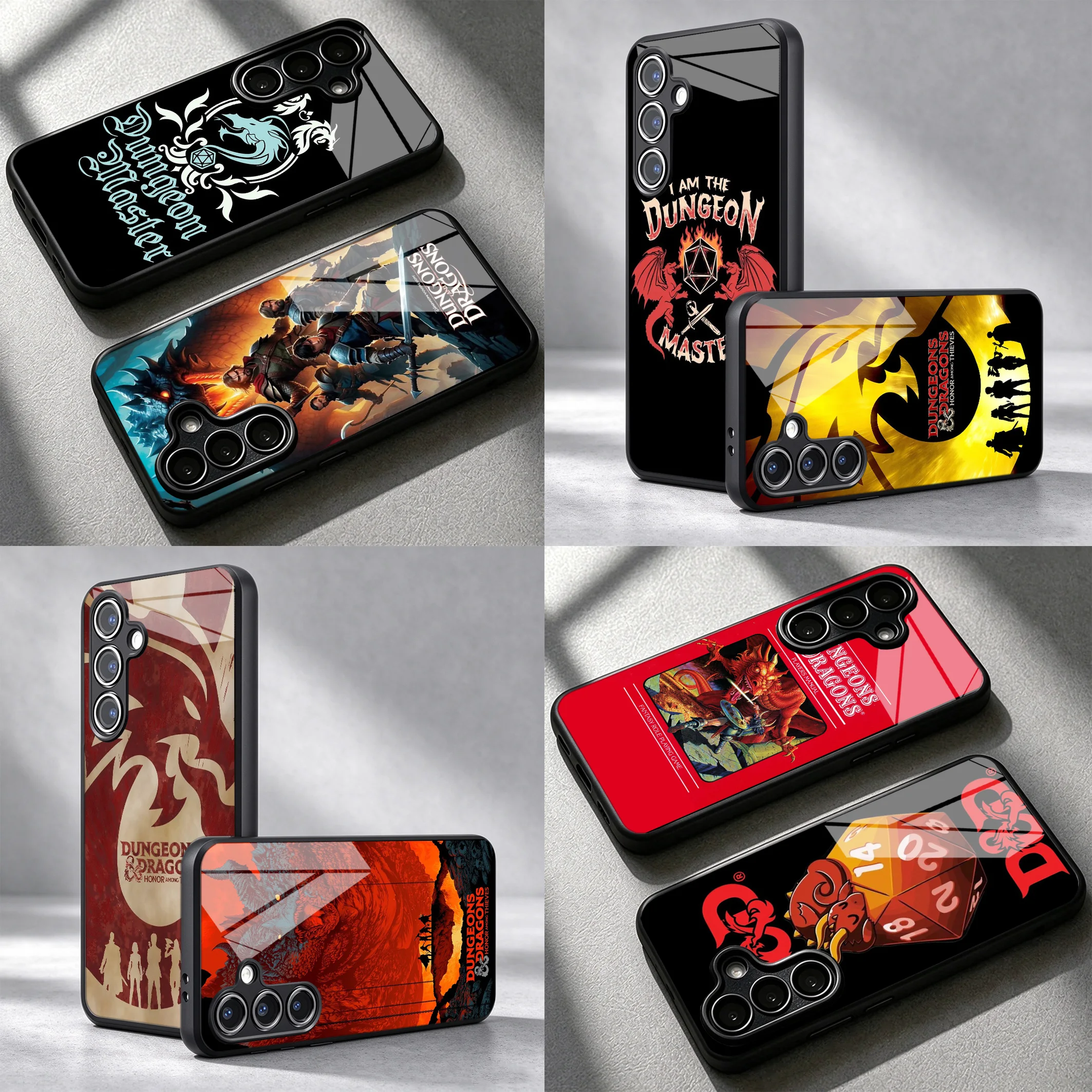 D-dungeons And D-Dragons Phone Case For Samsung A54 A53 A52S A34 A33 A32 A24 A23 A22 A14 A13 A04S A03S M54 M53 M52 M34 M62 A02S