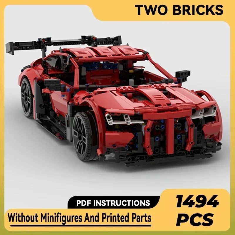 Urban Car Model Moc Building Bricks Speed Champion M4 GT3 Technology Modular Blocks Gifts Christmas Toys DIY Sets Assembly