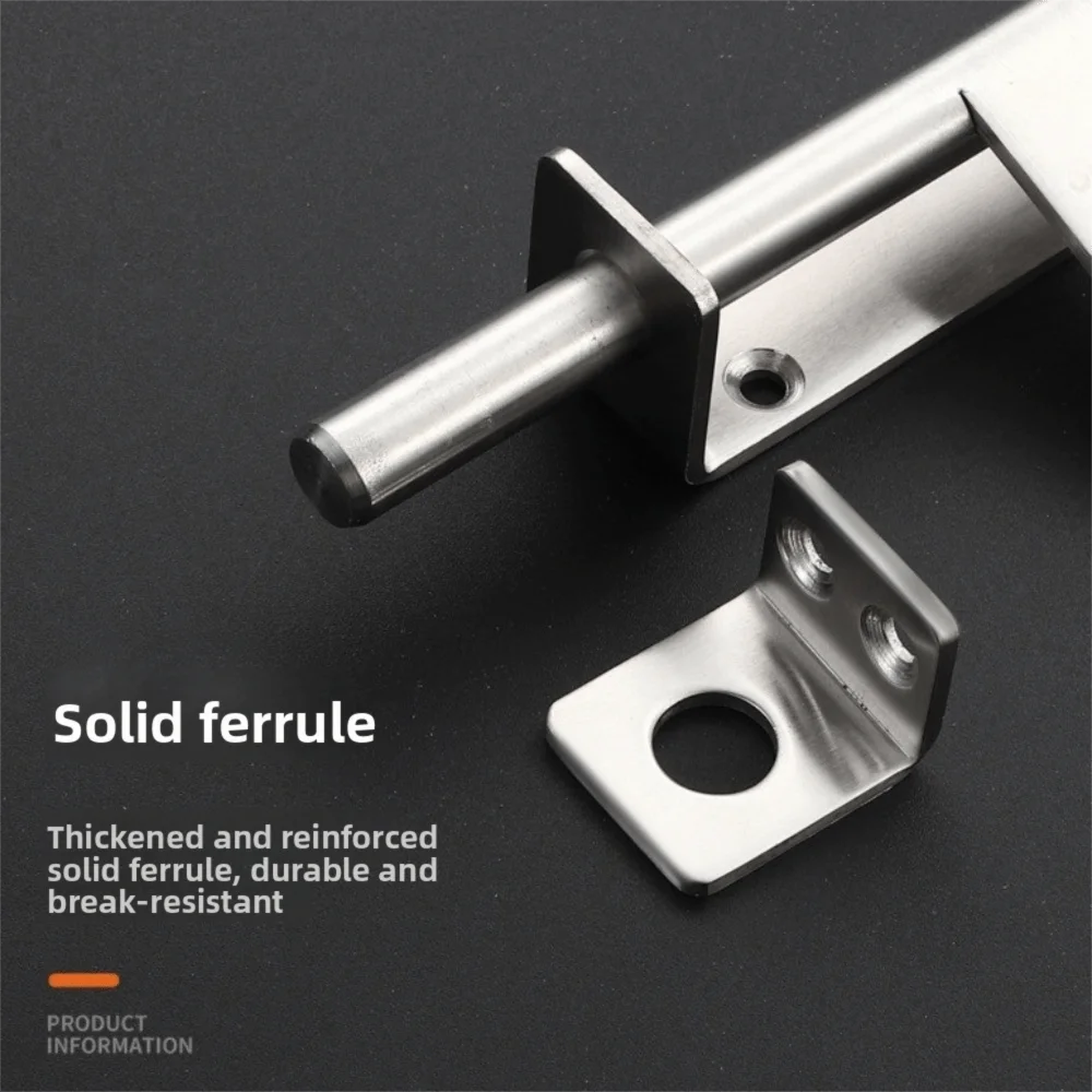 

Простые в использовании дверные болты из нержавеющей стали 304, сверхмощная противоугонная дверная пряжка, безопасный утолщенный дверной замок, пряжка для шкафа