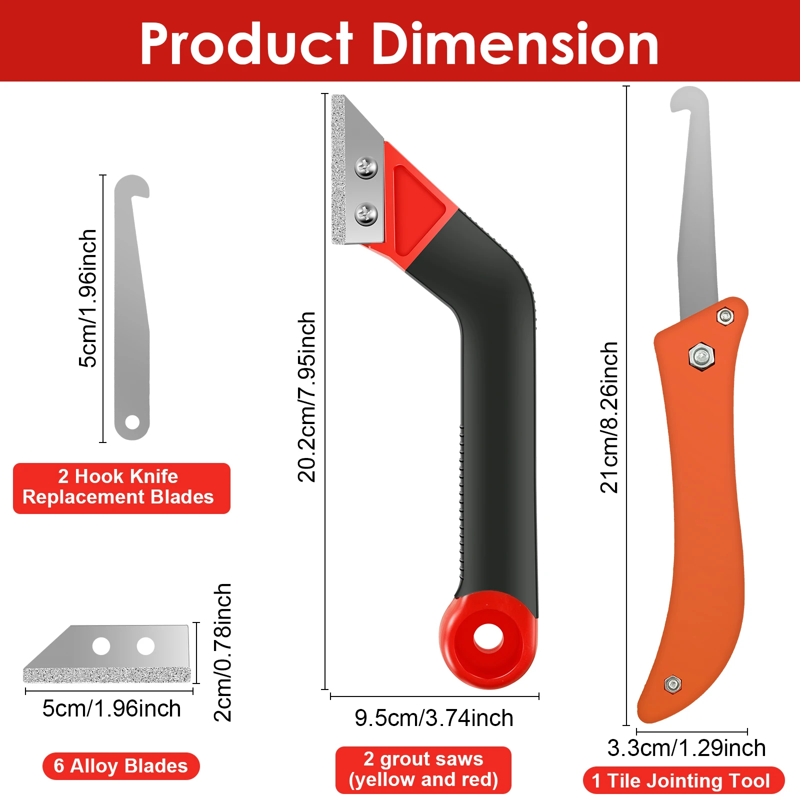 Strumenti per la rimozione della malta Strumenti per la rimozione delle piastrelle di smeriglio Pulizia efficiente del raschiamento della malta Coltello per la pulizia del cemento smussato per ceramica