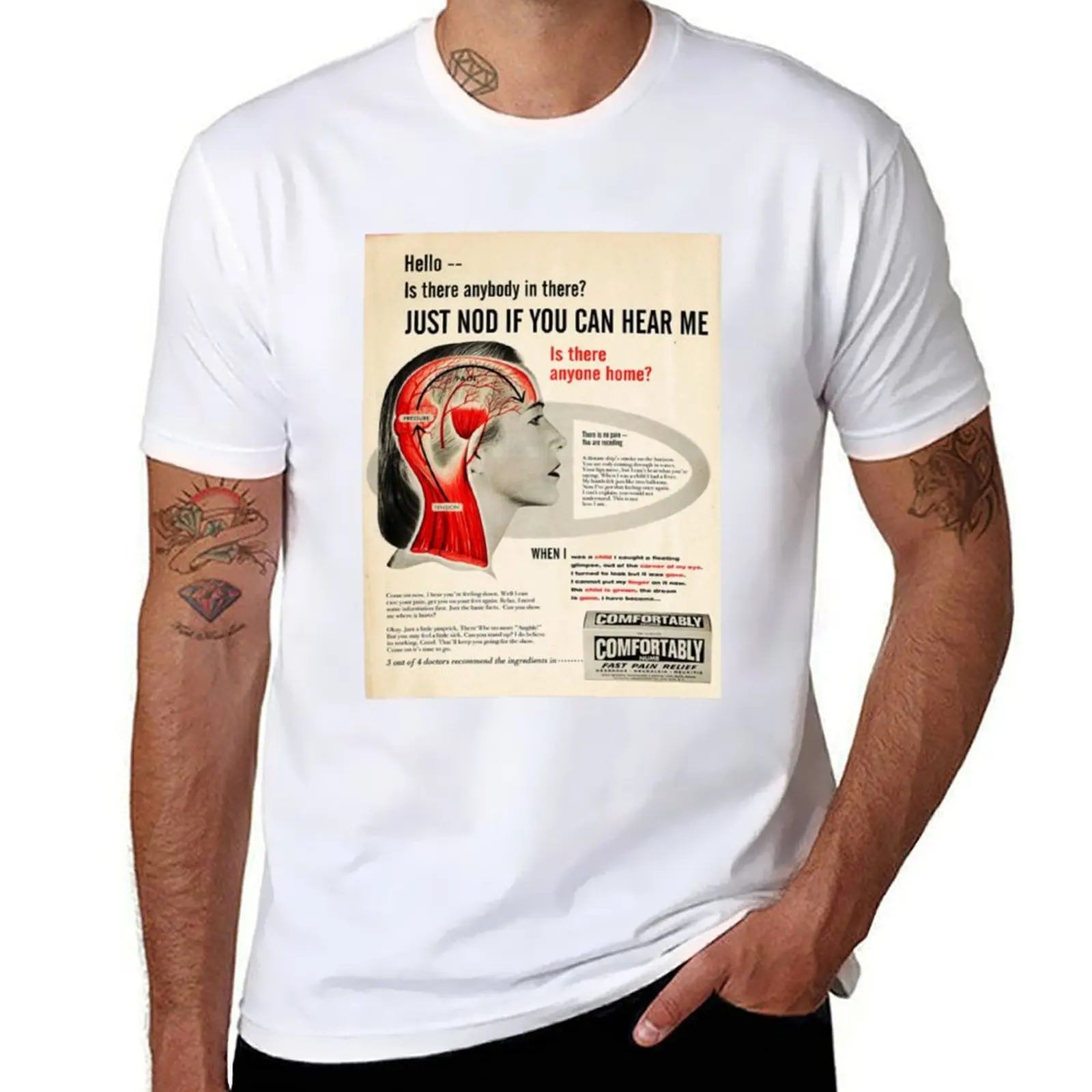 

Comfortably Numb T-Shirt T-Shirt t shirt man cotton funny t shirts cotton cotton t shirts man 100% T-Shirt