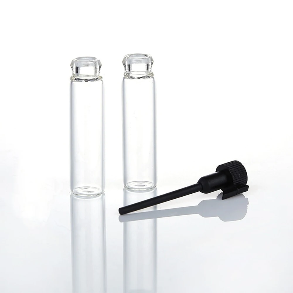 1ml 2ml 3ml Perfume Bottle Separate Bottle of Essential Oil Transparent Drop Stick Glass Trial Bottle Sample Bottle