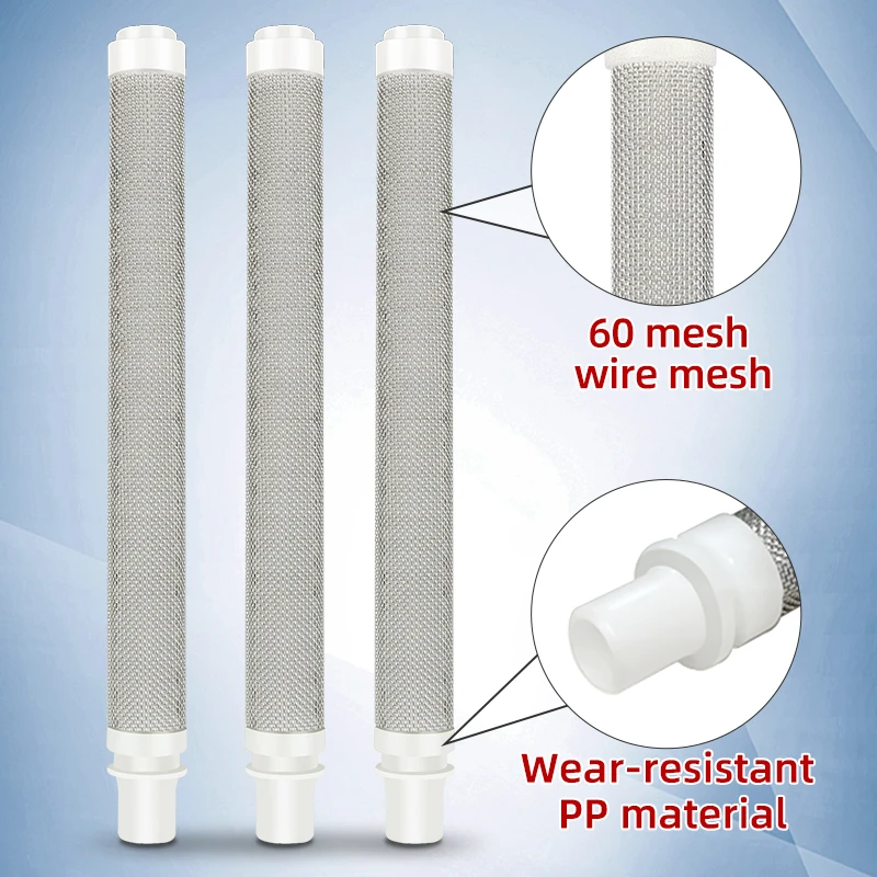 Reinforced Suction Tube with Filters High Efficiency Coating Equipment Prevents Paint Buildup for Airless Paint Sprayer