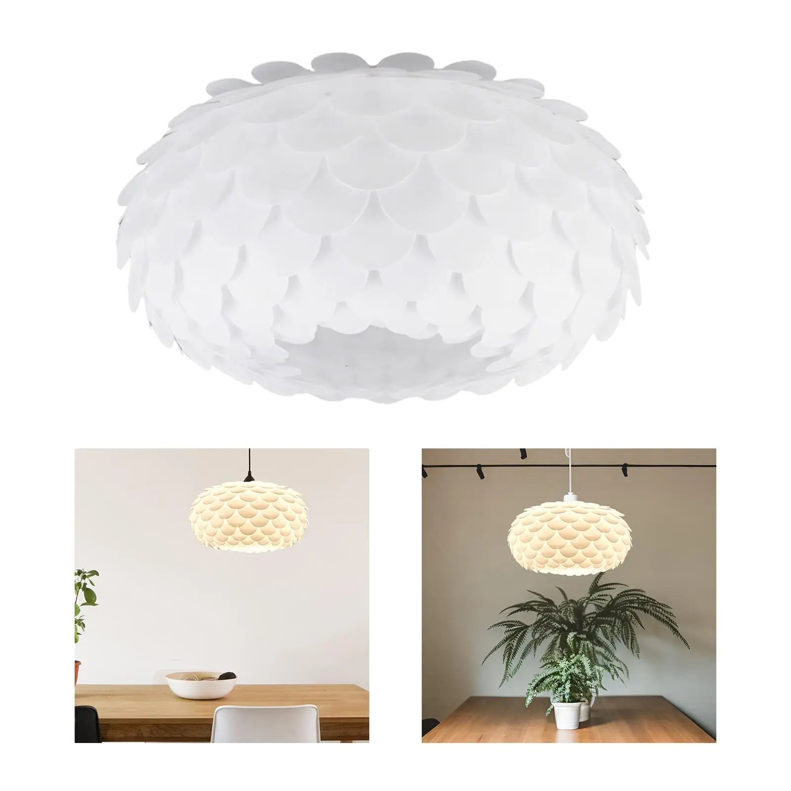 Pendant Lamp Shade Scale Ball Lampshade for Farmhouse Coffee Shop Hotel