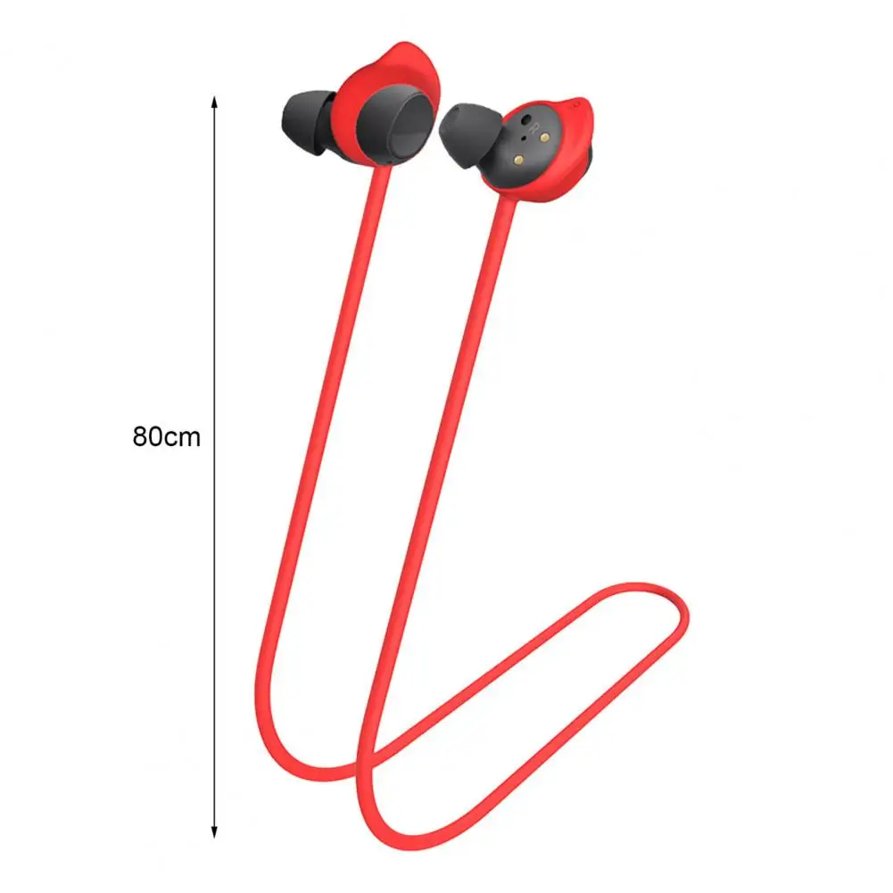 مكافحة خسر حبل ل غالاكسي براعم FE مكافحة خسر الرقبة حزام مقاوم للماء سماعة الحبل معلقة الرقبة تمديد حبل سماعات حزام #6