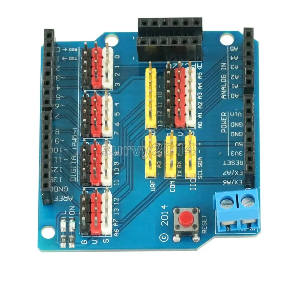 

V5 Sensor Shield Expansion Board Shield For Arduino UNO R3 V5.0 Electronic Module Sensor Shield V5 expansion board 5.0