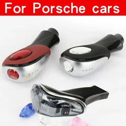 Crystal Gear Shift Lever Stick Knob Handle For Porsche Cayenne MACAN 718 911 Boxter Panamera Cayman 2009-2023 Car Accessories