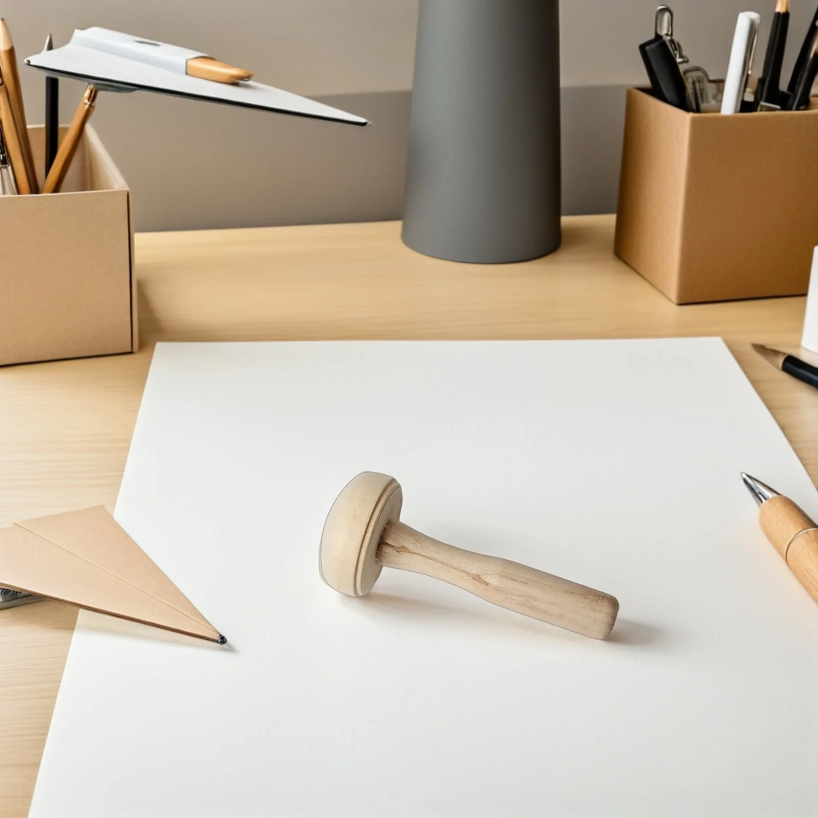 5 قطعة مجموعة أدوات الطباعة المتداول النفط المطاط الأسطوانة الخشبية للطباعة كتلة Baren Diy بها بنفسك ختم الفن الحرفية المشاريع التدريس