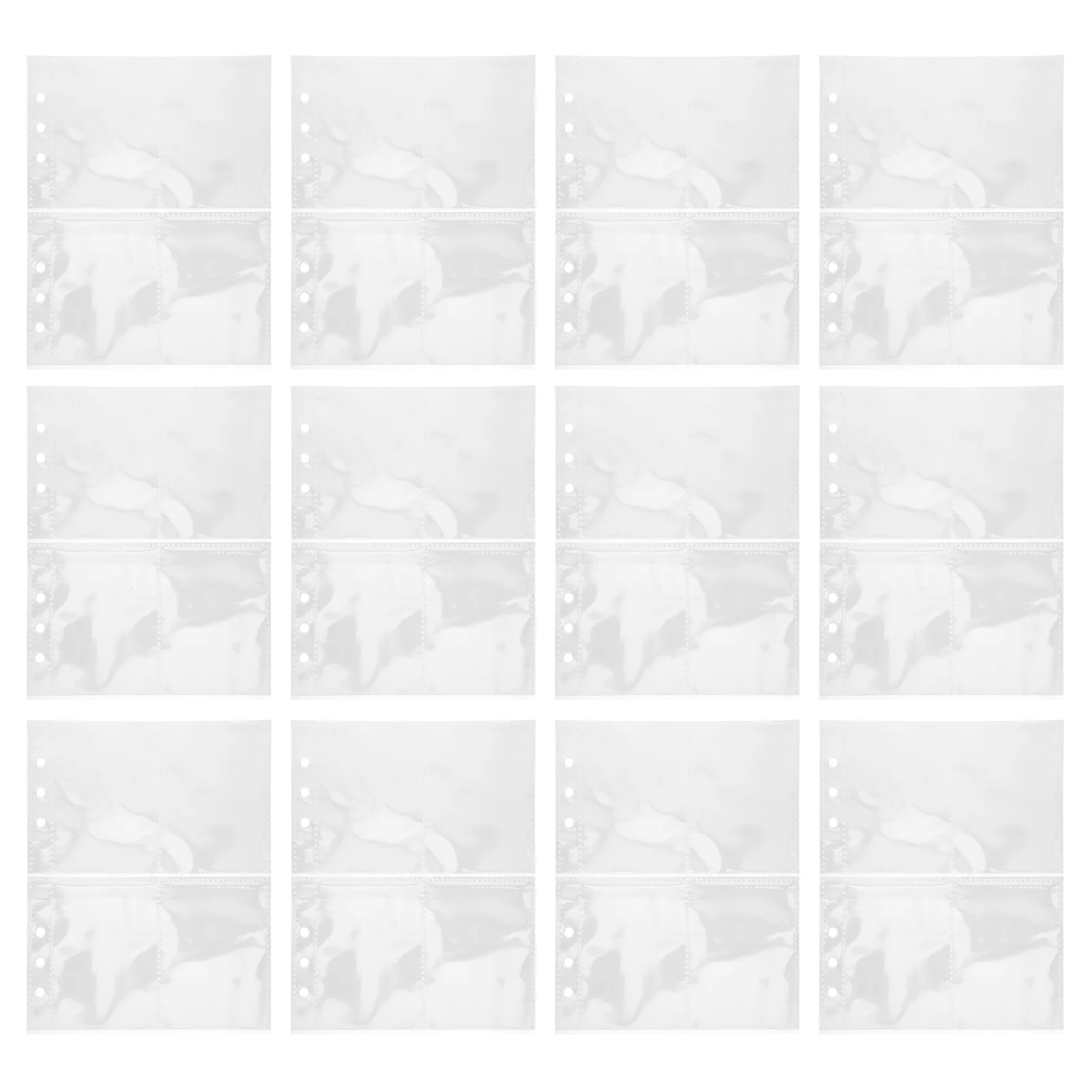 

30Pcs Ultrasonic Welding Technology Card Holders 4 Pocket for Trading Game Business Cards Photos Plastic Card Holder