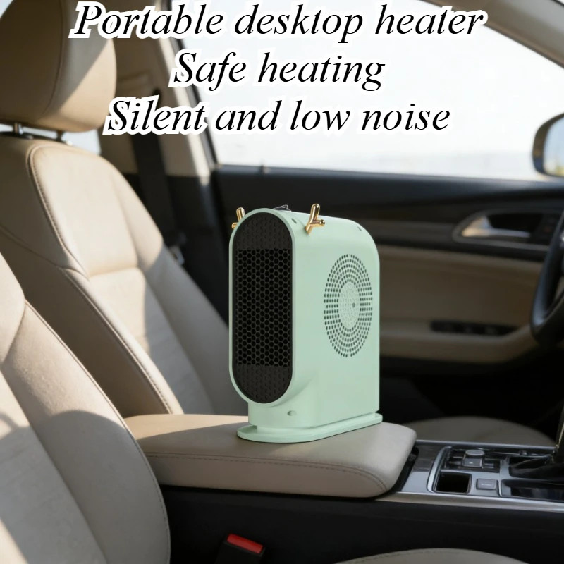 For Car Electrical Portable Ceramic Heater Fast Heating Fan Warmer for Hand and Feet Home Office Bedroom Dormitory Energy Saving