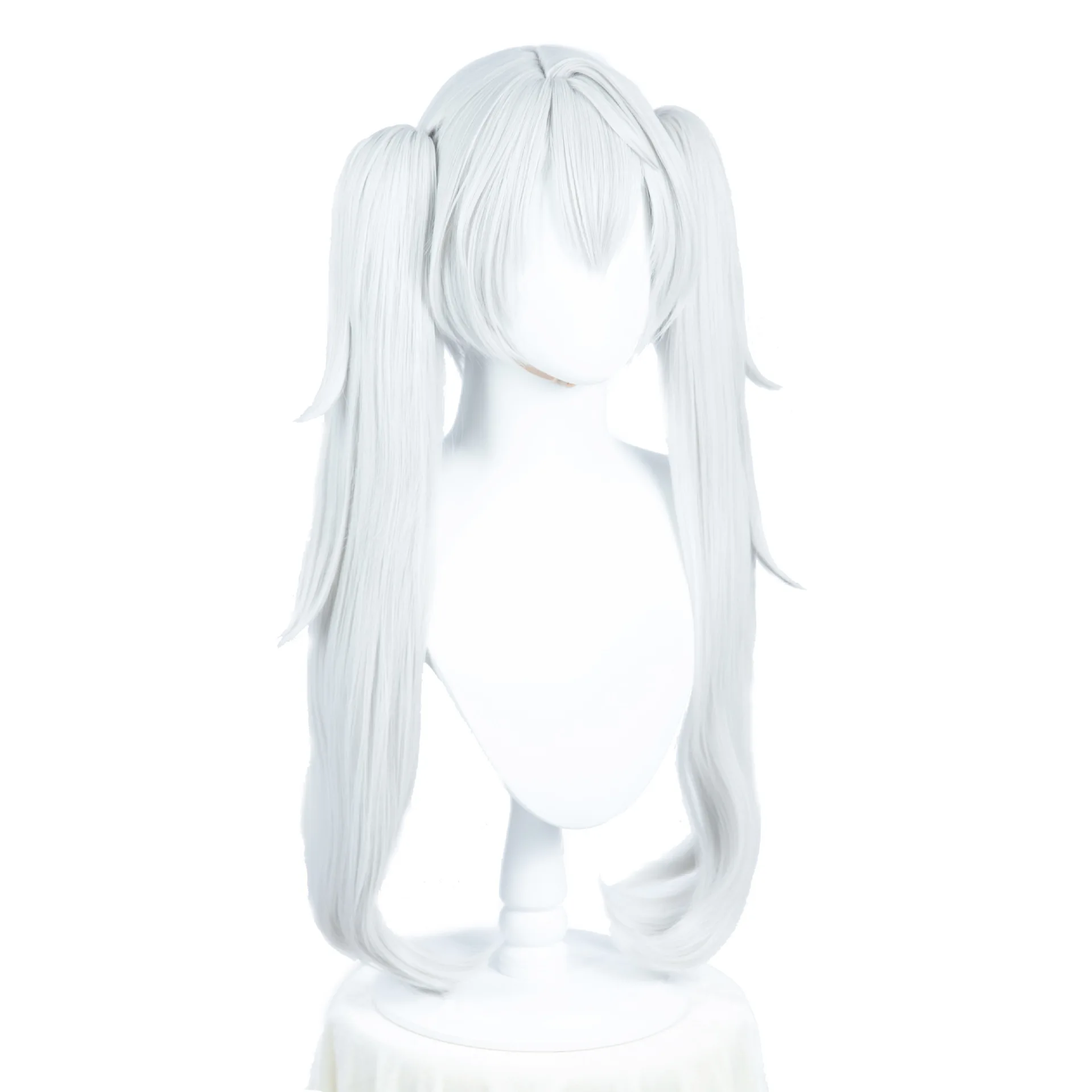 Virtuelle YouTuber VTuber Rainbow Society weibliche Genderbend Koyuri Cosplay Perücke Tiger Clip Doppel Pferdeschwanz Perücke