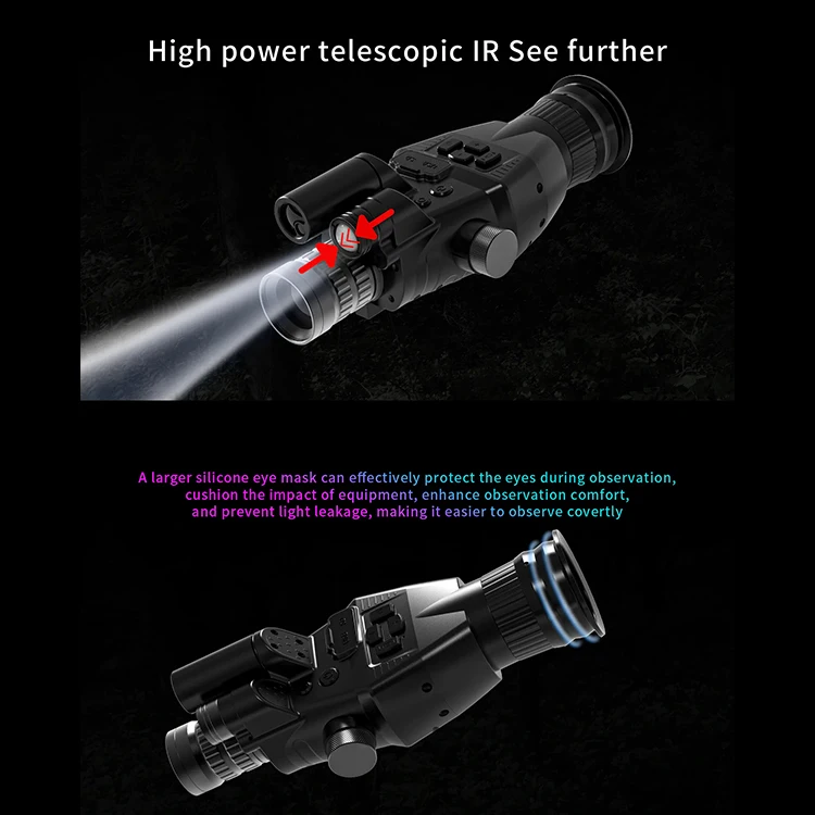 HENBAKER CY900 Telescopic Sights with Night Viewer Night Vision Scope with Range Finder