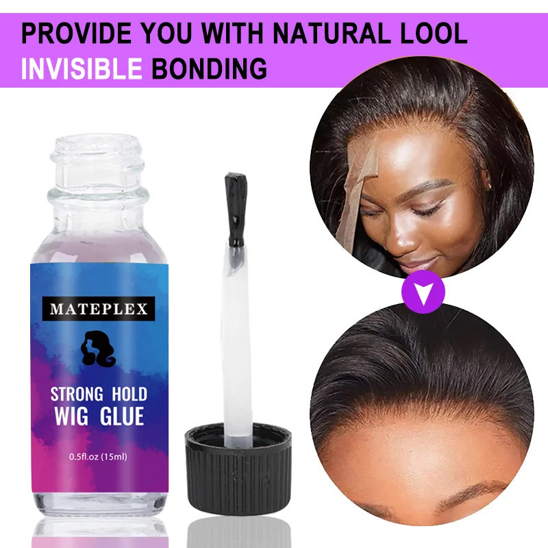 4pcs/Lot Wholesale Wig Glue Strong Hold Lace Front Wig Adhesive Invisible Hair Glue For Oily Scalps Hairpiece Frontal Toupee