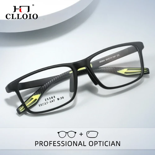 Imagen 1 del producto CLLOIO-gafas deportivas profesionales antideslizantes para miopía, para baloncesto, anticolisión, gafas de lectura graduadas progresivas para hombre