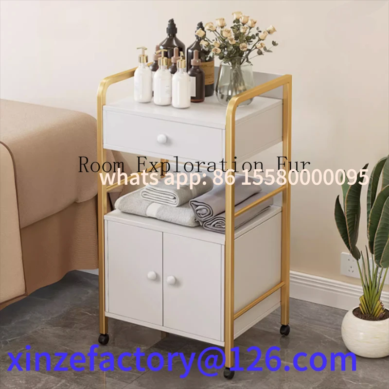 

Customizable Barber Cosmetic Beauty Salon Trolley Lash