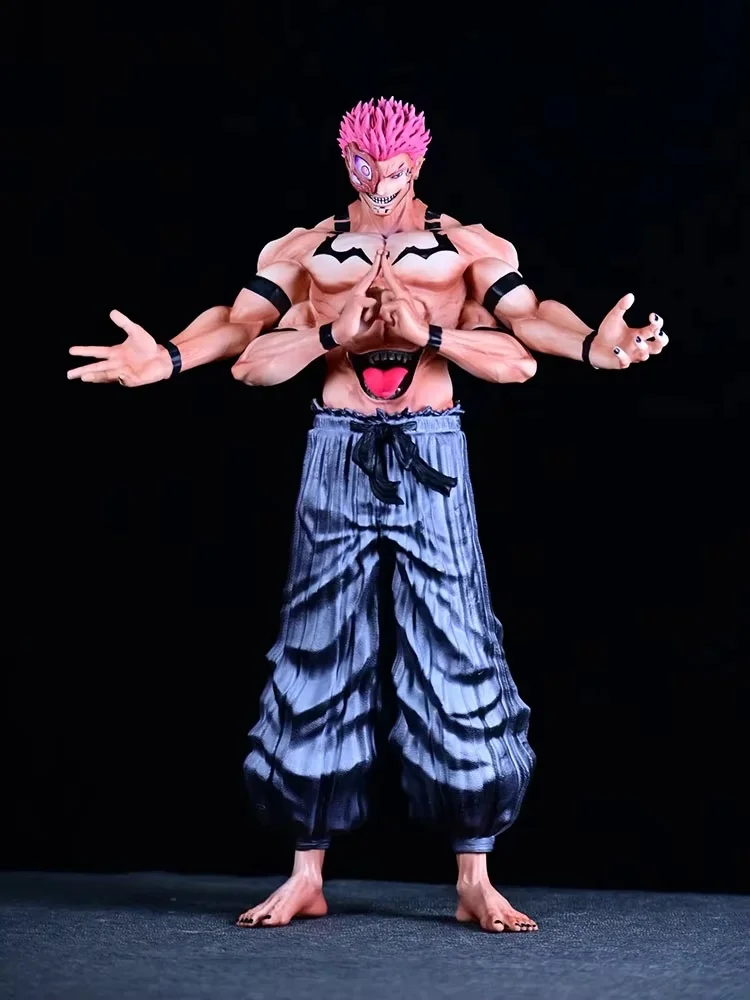 31Cm Jujutsu Kaisen Anime Ryomen Sukuna Itadori Yuji Actiefiguren Ornamenten Anime Collectible Standbeeld Model Pop Speelgoed Gift