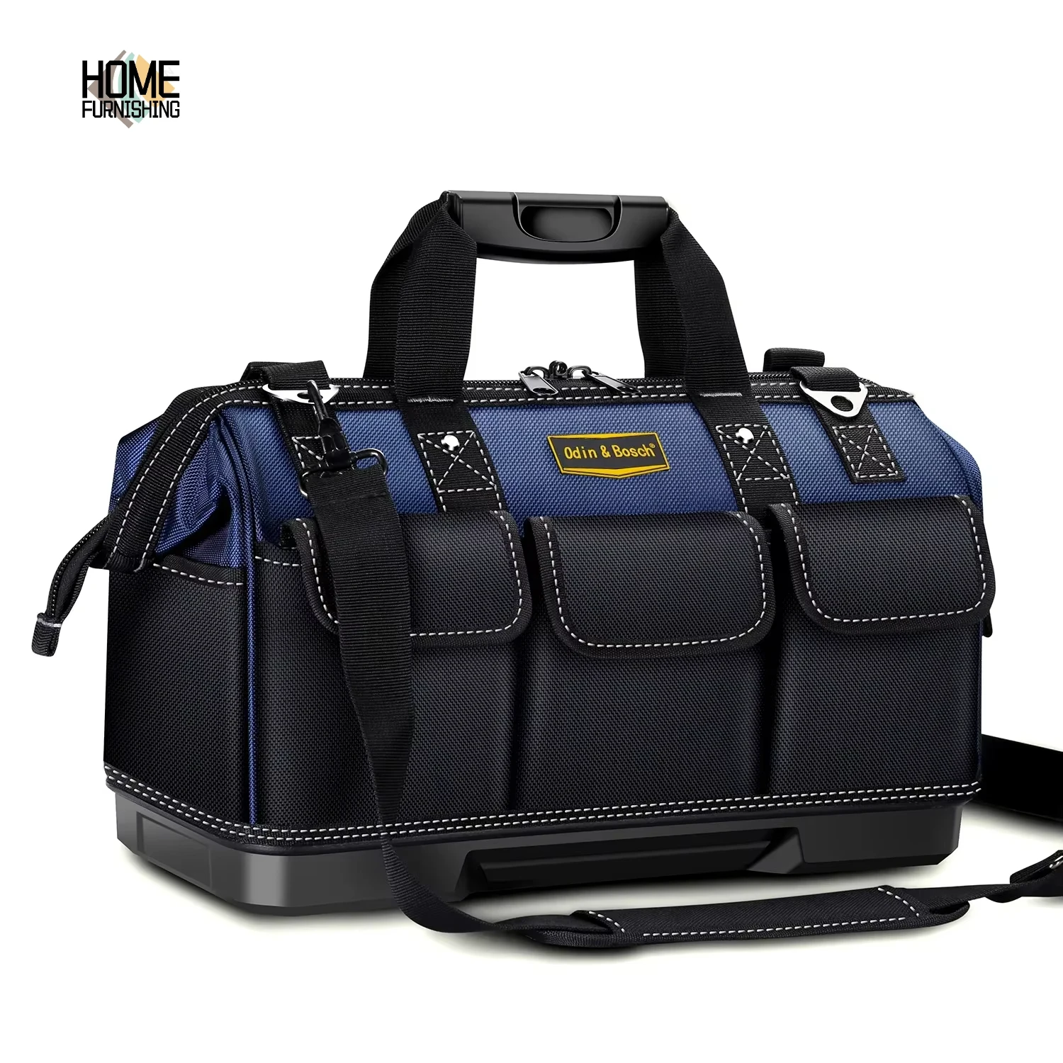 

Customized Multi-Functional Organizer Pe Bottom Multipocket Tote Storage Plumbing Electrician Tool Bag