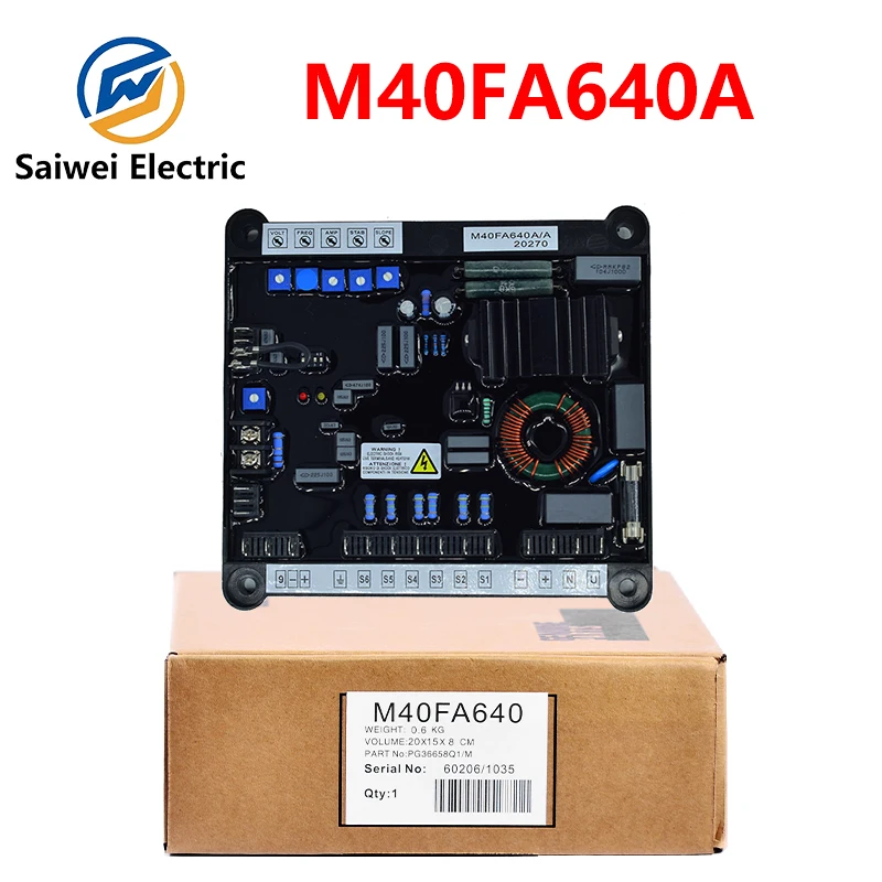 Quality M40FA640A AVR Marelli Generators Brushless Diesel Generator Automatic Voltage Regulator Stabilizer Genset Parts