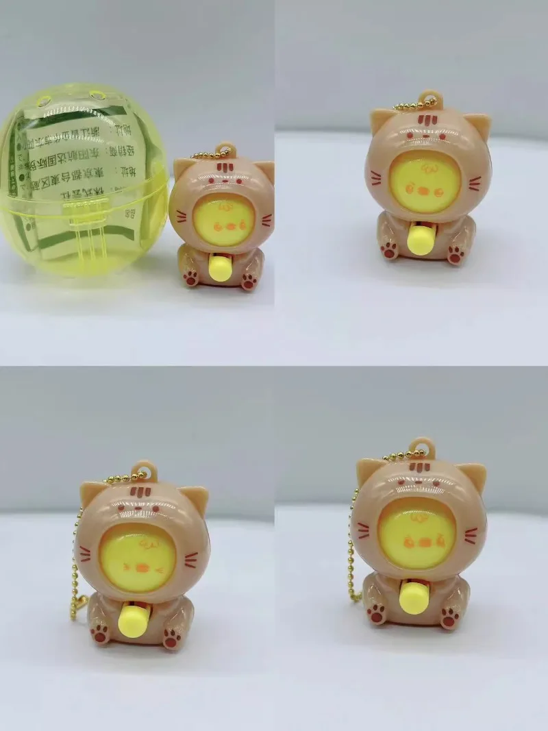 Yell Japan Gashapon Capsule Toy Figurine Cute Pet Revolving Face Animal Little Bear Figure Anime Keychain Miniature Model Gift