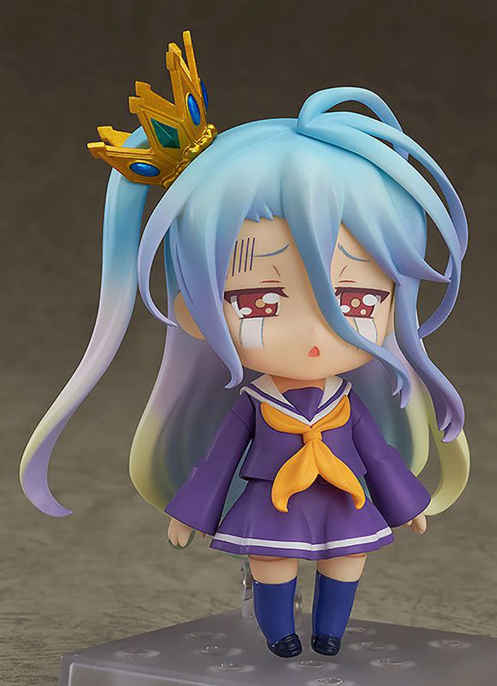 Muñecas originales de acción/muñecas de Good Smile Company Nendoroid ( # 653) No Game No Life Shiro Figura de anime Modelo Colección Personaje