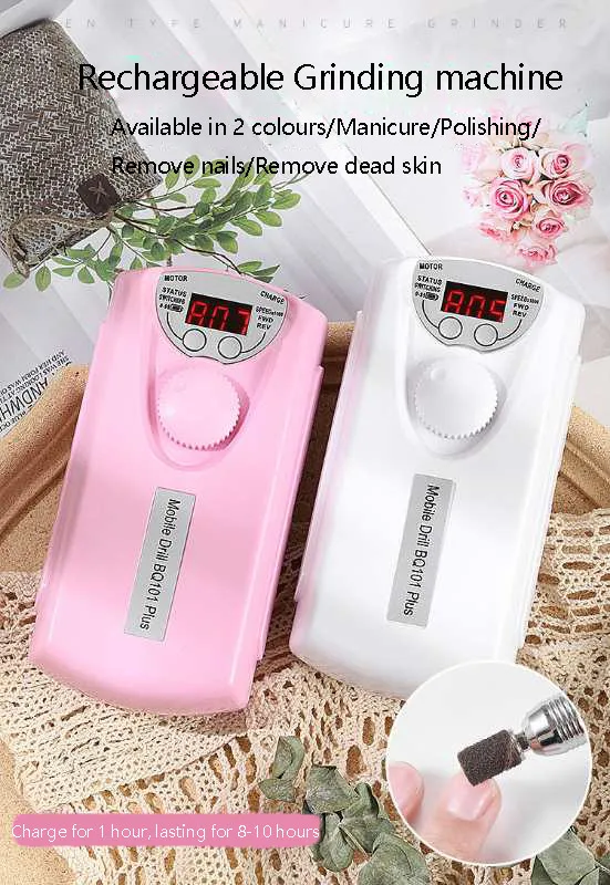 Manicure Polishing Machine for Nails Portable Electric Nail Remover Nail Art Machine