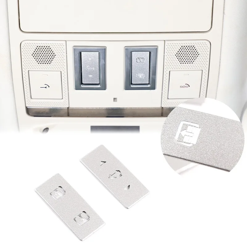 ABS فتحة سقف التبديل غطاء أزرار الكسوة ل 2020 2021 2022 2023 لاند روفر المدافع اكسسوارات السيارات #5