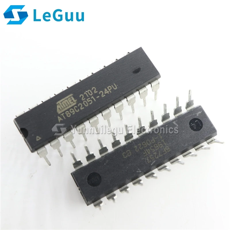 1PCS AT89C2051 AT89C2051-24PI AT89C2051-24PU AT89C2051-24PC 89C2051 IC DIP-24