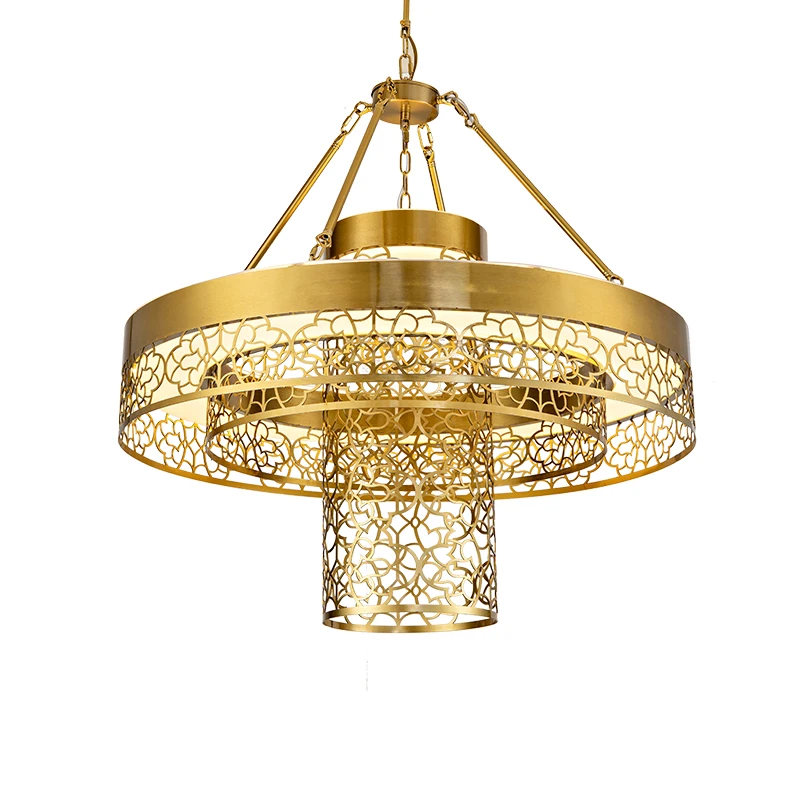 

South East Asia Chandelier Retro Banquet Hall Clubhouse Lobby Features Ethnic Exotic Lighting
