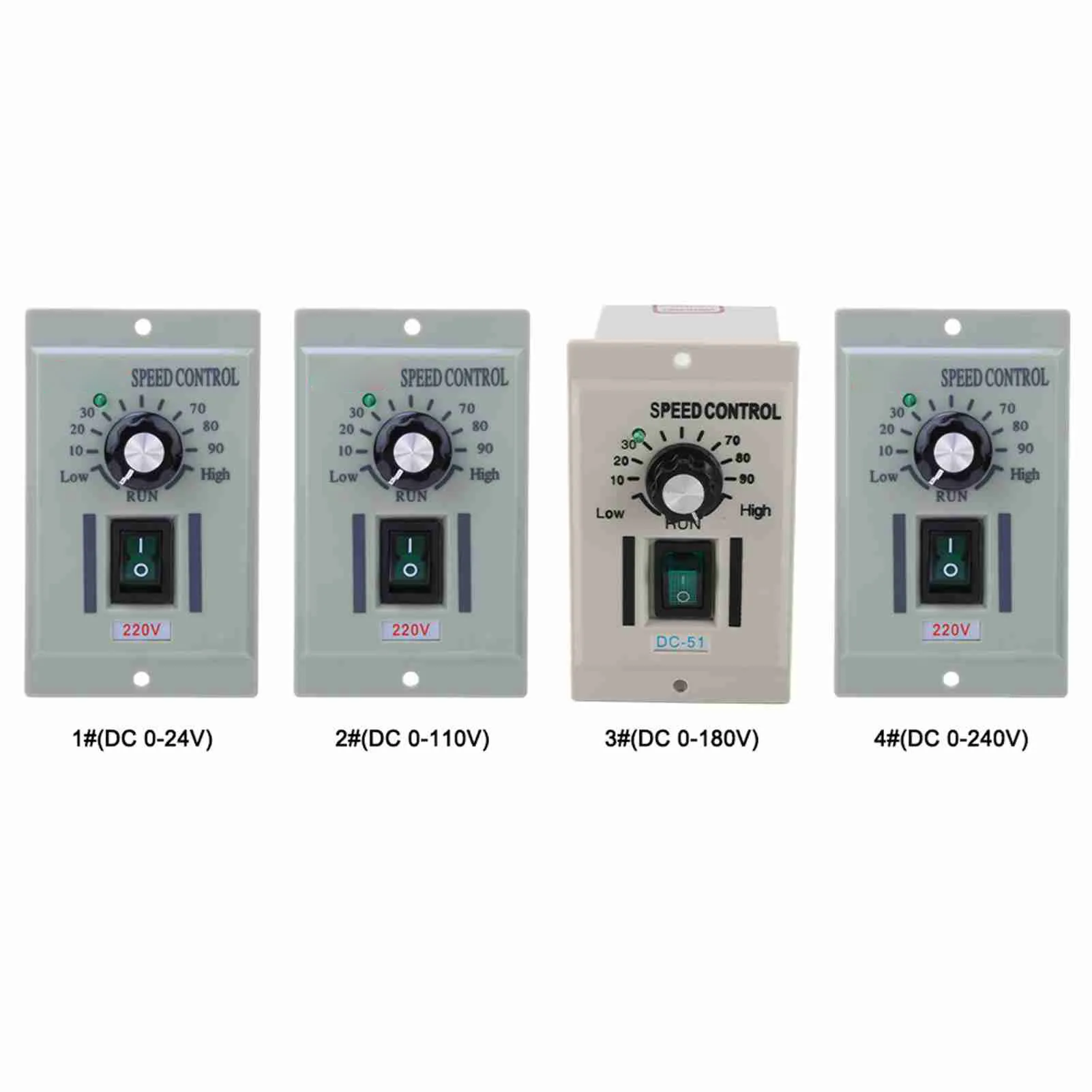 

Контроллер скорости двигателя Контроллер скорости двигателя Мини-регулятор постоянного магнитного постоянного тока-51 Вход 220 В