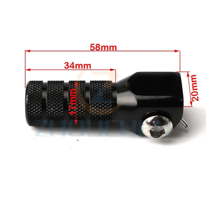 

Наконечники переключения тормозов мотоцикла для рычага переключения передач для EXC 300 450, ступенчатая пластина педали, аксессуары для мотокросса, модифицированные детали Cafe Racer