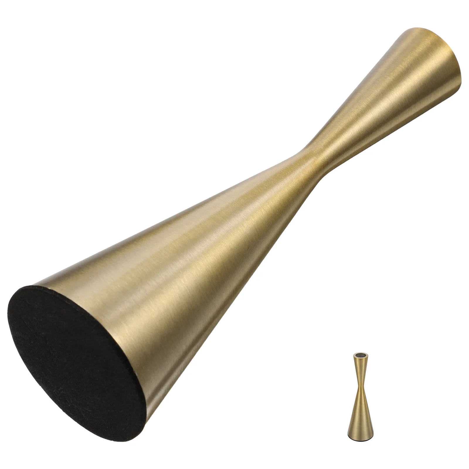 

Taper Holder Metal Hourglass Shaped Desktop Ornament For Living Room Bedroom Decorative Candlestick Modern Table