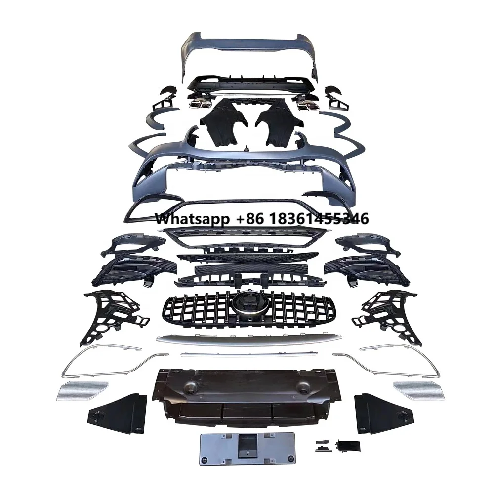 

For GLS 63 Upgrade Body Parts with Bumper Grille New Style 2022 Year X167 Body Kits