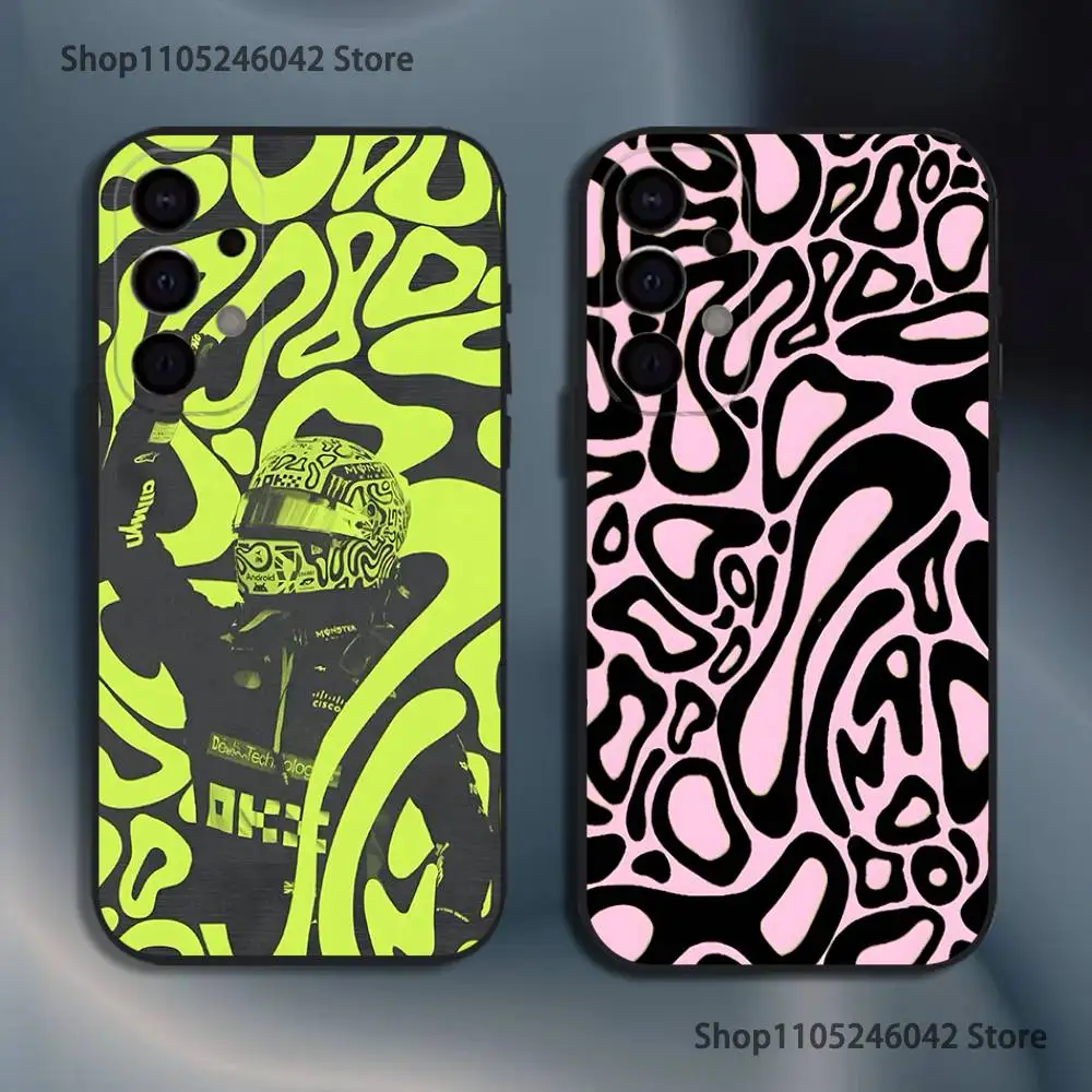 

Cool L-Lando Norris Shockproof Phone Case For Samsung S25,S24,S21,S22,S23,S30,Ultra,S20,Plus,Fe,Lite,5G Black Cover