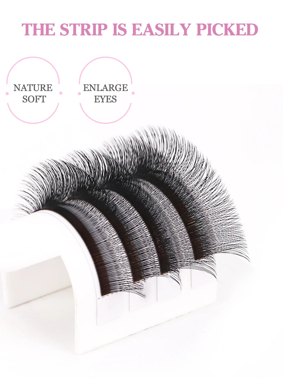 AGUUD YY 3D 4D W-förmige Wimpernverlängerung, weiche, natürliche, individuelle falsche Wimpern, fertige Bundles, 3D-Wimpernverlängerungszubehör – Detail 7