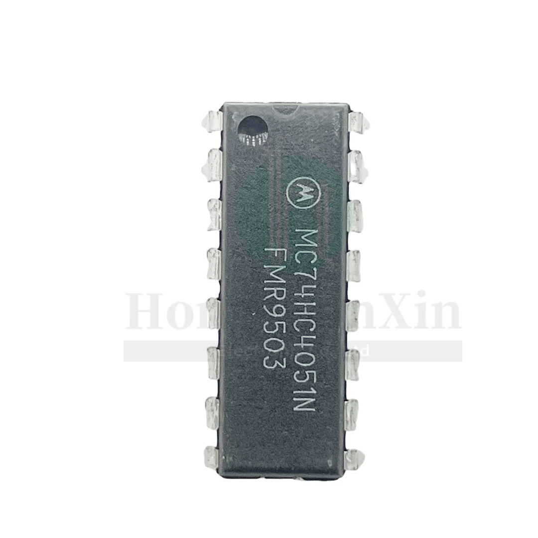 10PCS/ MC74HC4051N 74HC4051 "original genuine/new spot" DIP-16 multiplexer chip
