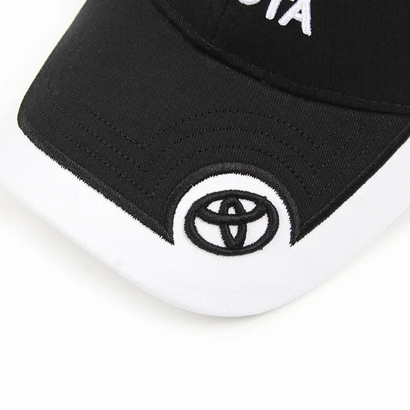 Czapka z daszkiem Czapka przeciwsłoneczna Czapka hip-hopowa Modne czapki Outdoor Vintage Visor Casual Cap Dla toyota camry chr corolla rav4 yaris