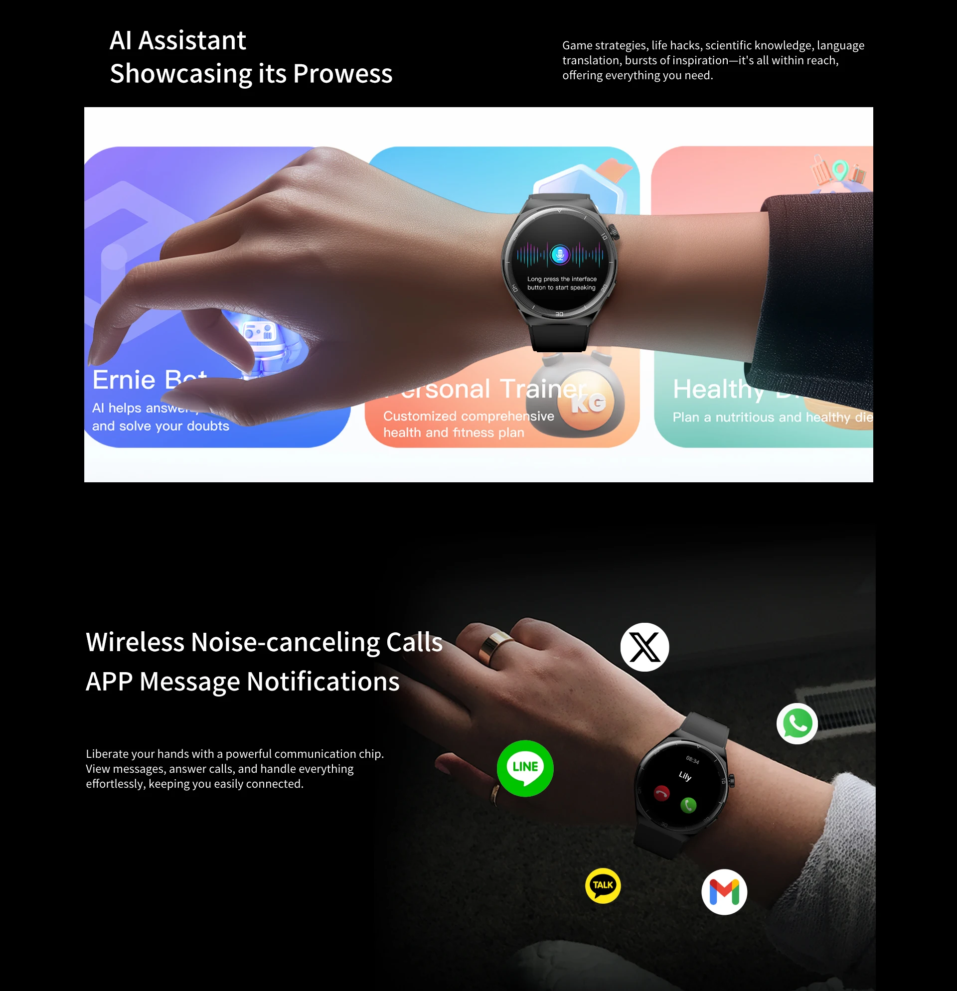 

Pinteek relogio smartwatch AMOLED Screen trajectory HeartRate Bluetooth Call 1.43" relogio masculino SmartWatch IP68