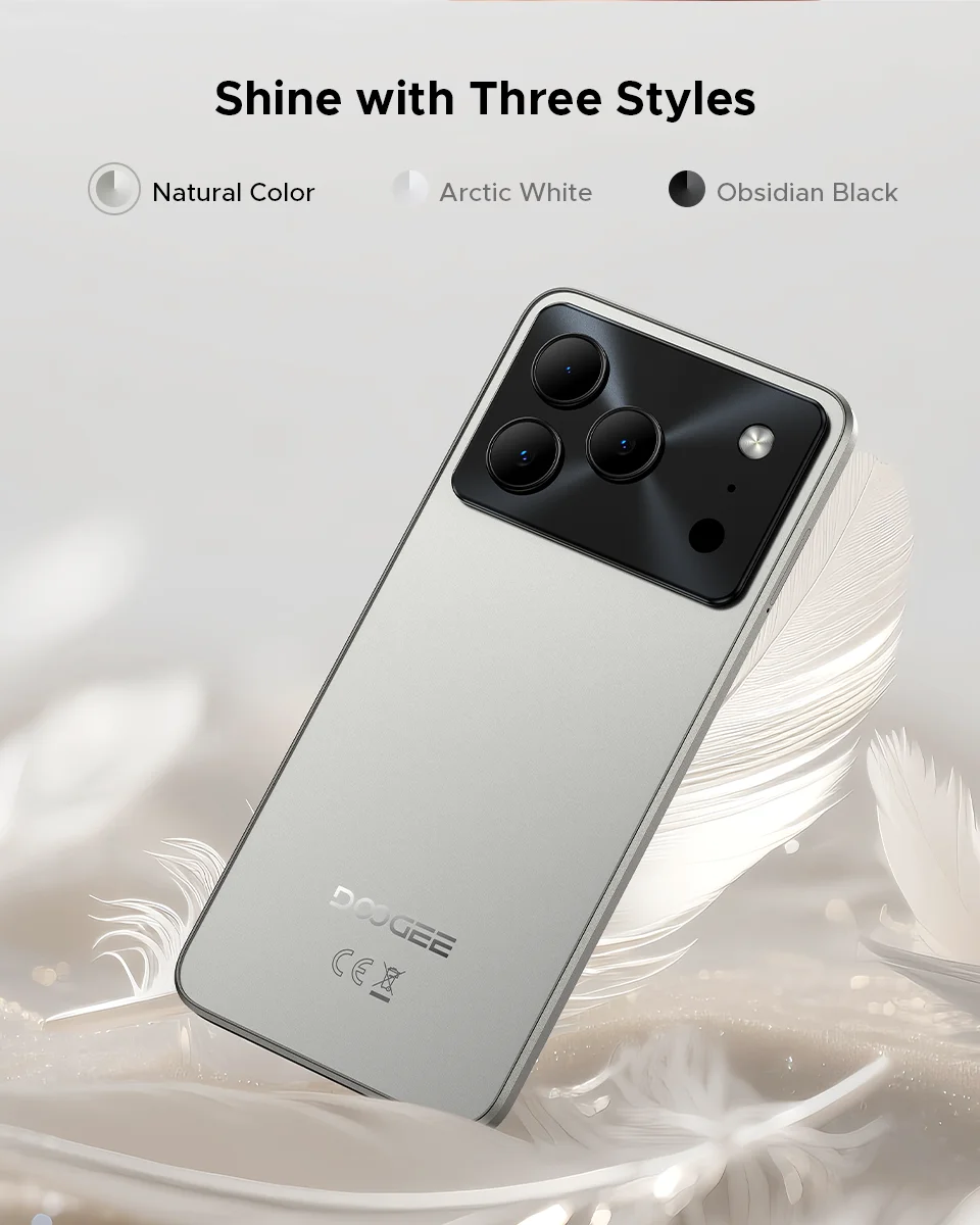 Global Version DOOGEE Note 56 Smartphone Android 16 6150mAh Large Battery 6.56'' 90Hz Display 24GB 64GB Mobile Phone