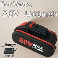 88V 3000mAh high-Power Li-ion Battery For Worx Electric Tools And Chainsaws With charger