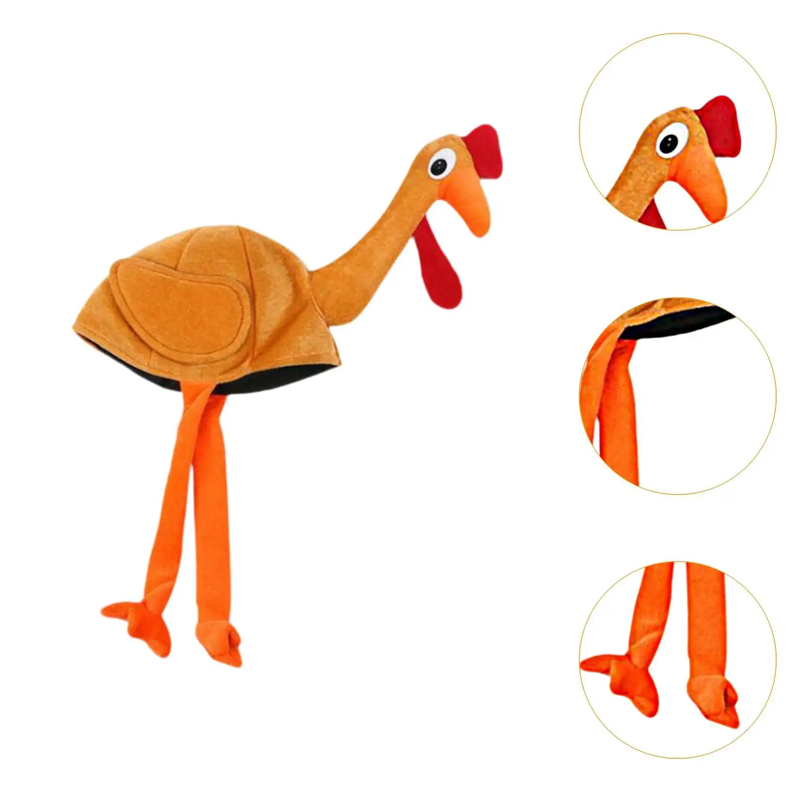 Thanksgiving Turkije Hoed Zachte DIY Craft Lange Benen Hoed voor Verkleedfeest Vakantie
