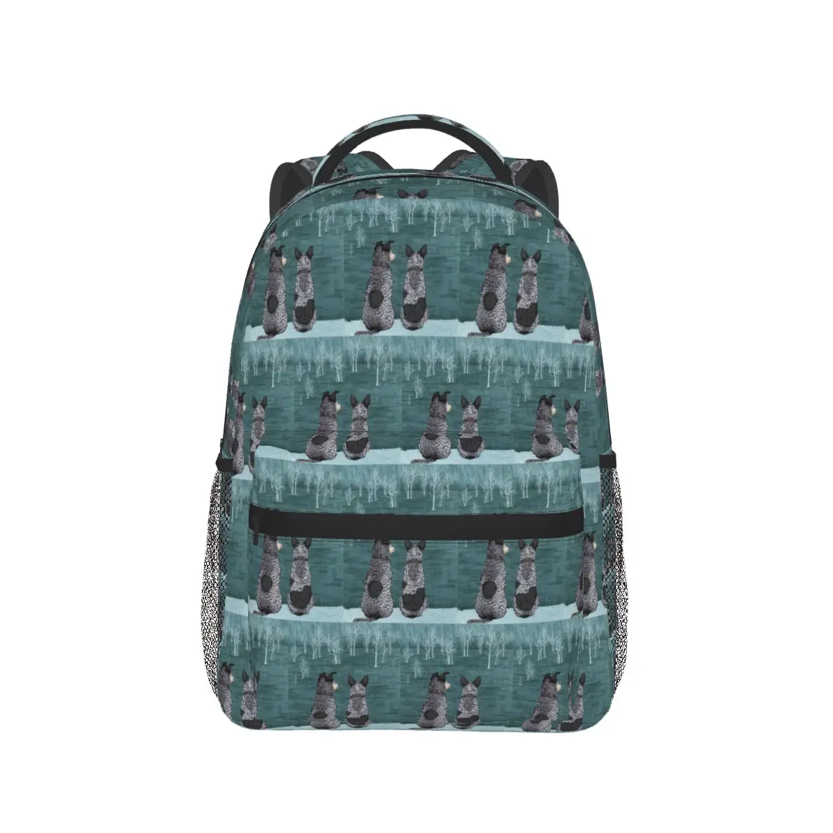Australian Cattle Dog Blue Heeler Backpack Hot Sale Daypack Large Capacity BookBag School Bag Shoulder Bags for Men Women
